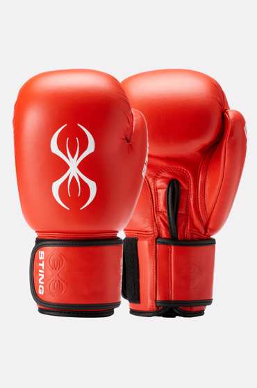 Sting Sports Competition Approved Boxing Gloves 2.0 - red